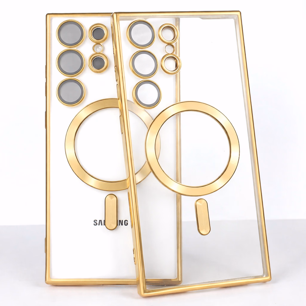 Samsung S25 Ultra - Chrome Magsafe + Lens Protection - Gold